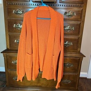 Women's Orange Sweater